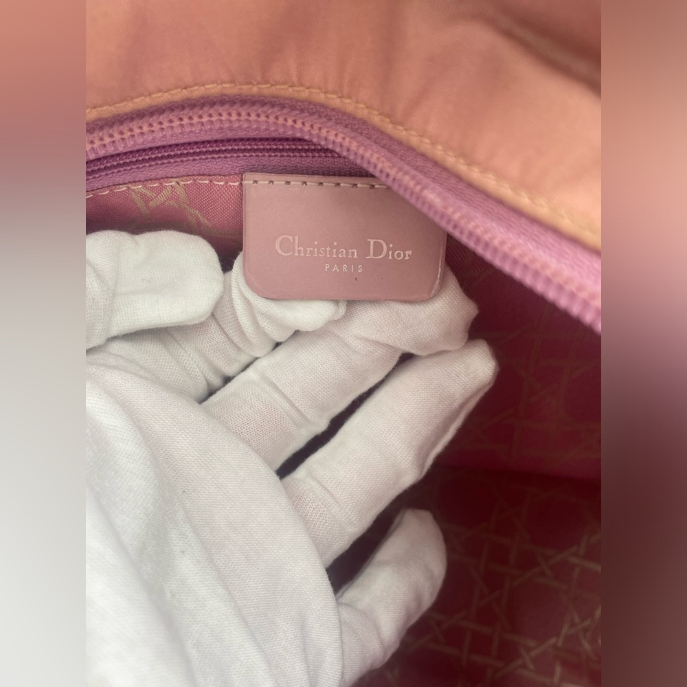 Lady Dior Pink Cannage bag w/ shoulder strap and COA - Picture 14 of 17